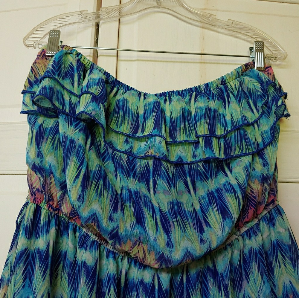 Maurices Hi Low Strapless Dress
